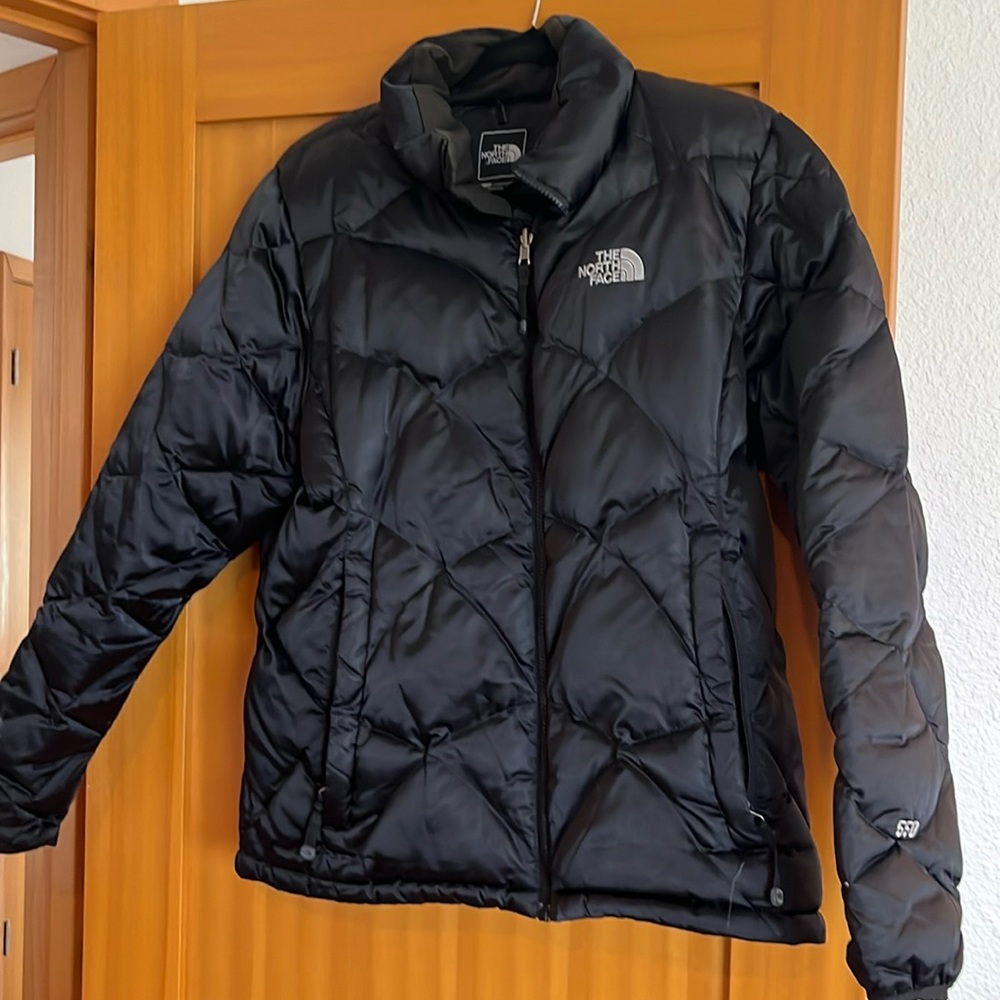 northface 550 puffer jacket black